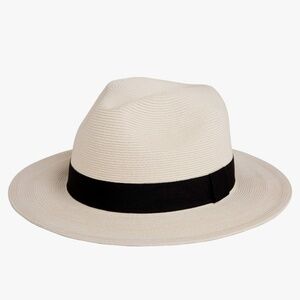 Pineapple & Star Sun Straw Off-White Fedora